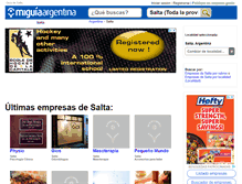 Tablet Screenshot of guia-salta.miguiaargentina.com.ar