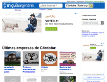 Tablet Screenshot of guia-cordoba.miguiaargentina.com.ar