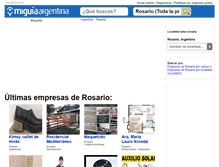 Tablet Screenshot of guia-rosario.miguiaargentina.com.ar