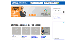 Desktop Screenshot of guia-rio-negro.miguiaargentina.com.ar