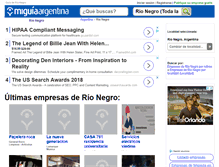 Tablet Screenshot of guia-rio-negro.miguiaargentina.com.ar