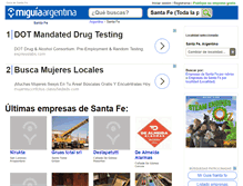 Tablet Screenshot of guia-santa-fe.miguiaargentina.com.ar