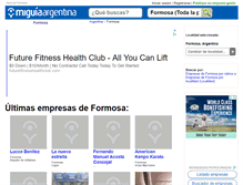 Tablet Screenshot of guia-formosa.miguiaargentina.com.ar