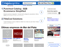 Tablet Screenshot of guia-mardelplata.miguiaargentina.com.ar