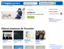 Tablet Screenshot of guia-tucuman.miguiaargentina.com.ar